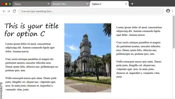 Mc Krome, interactive slides template.