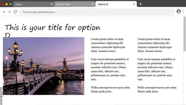 Mc Krome, interactive slides template.