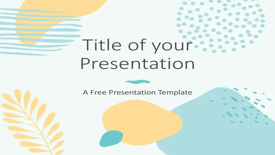MEMPHIS Template for PowerPoint and Google Slides