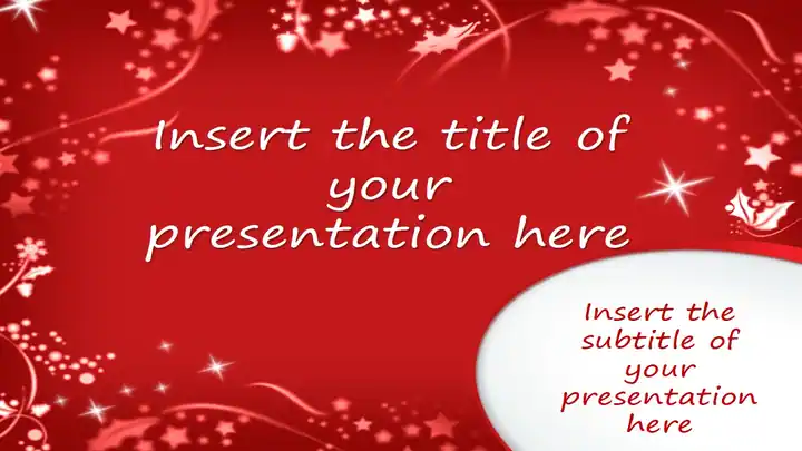 Merry Christmas – Free Template for PowerPoint and Impress