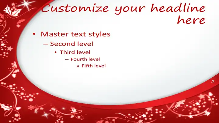 Merry Christmas – Free Template for PowerPoint and Impress