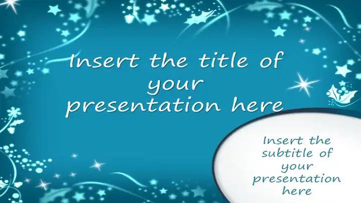 Merry Christmas – Free Template for PowerPoint and Impress