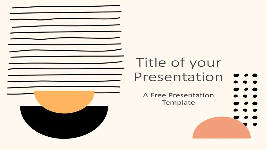 Mid-Century Abstract Template for PowerPoint and Google Slides
