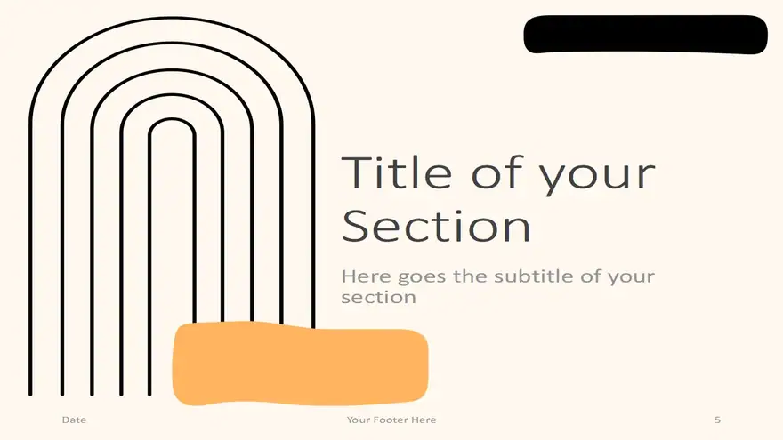 Mid-Century Abstract Template for PowerPoint and Google Slides