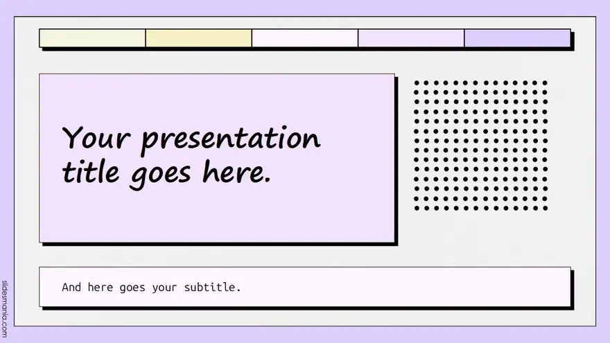 Minimal Pastel Presentation Template.