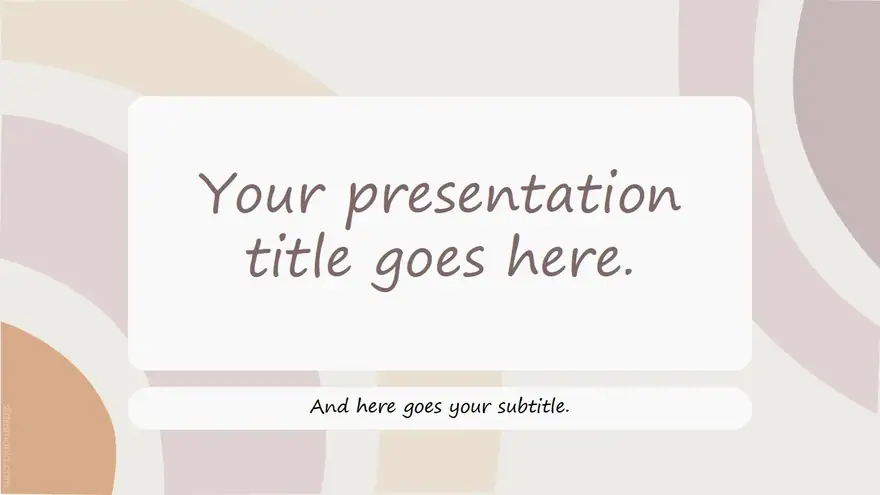 Minimal Social free multipurpose presentation template.