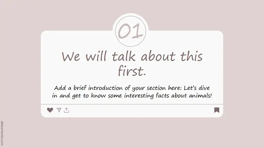 Minimal Social free multipurpose presentation template.
