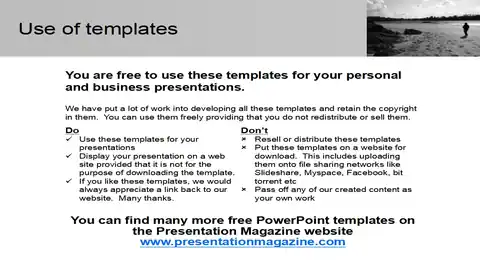 Moody Beach PowerPoint Template