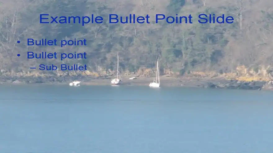 Moored Boat PowerPoint Template