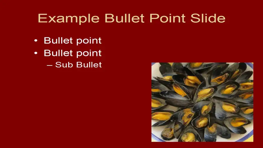 Mussel PowerPoint Template
