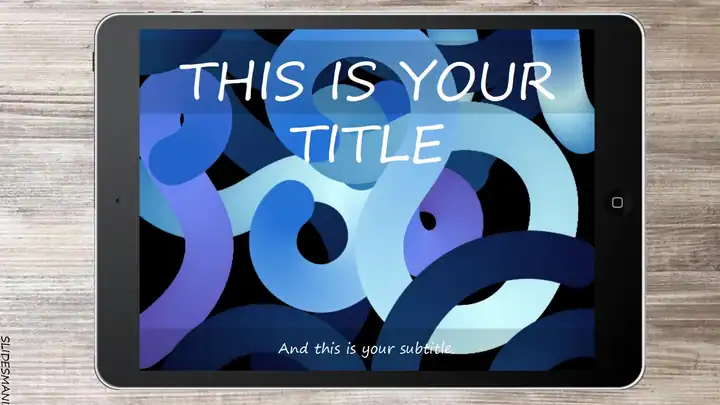 My iPad presentation, free interactive template.