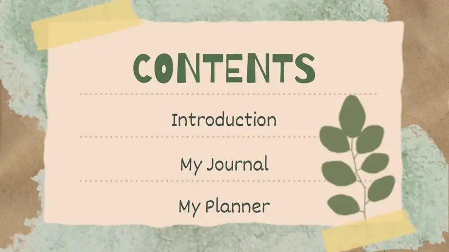 Nature Journal Slides