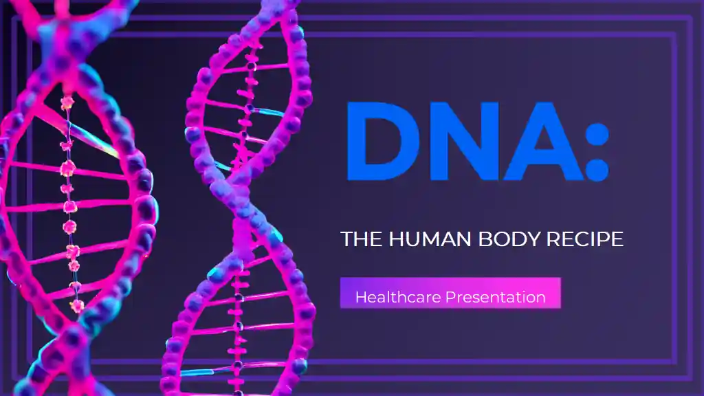 Neon DNA: The Human Body Recipe Slides