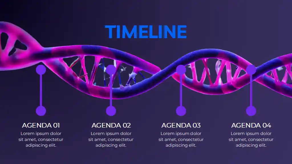 Neon DNA: The Human Body Recipe Slides