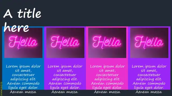Neon Free Template for Google Slides and PowerPoint