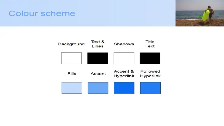 Off for a Swim PowerPoint Template