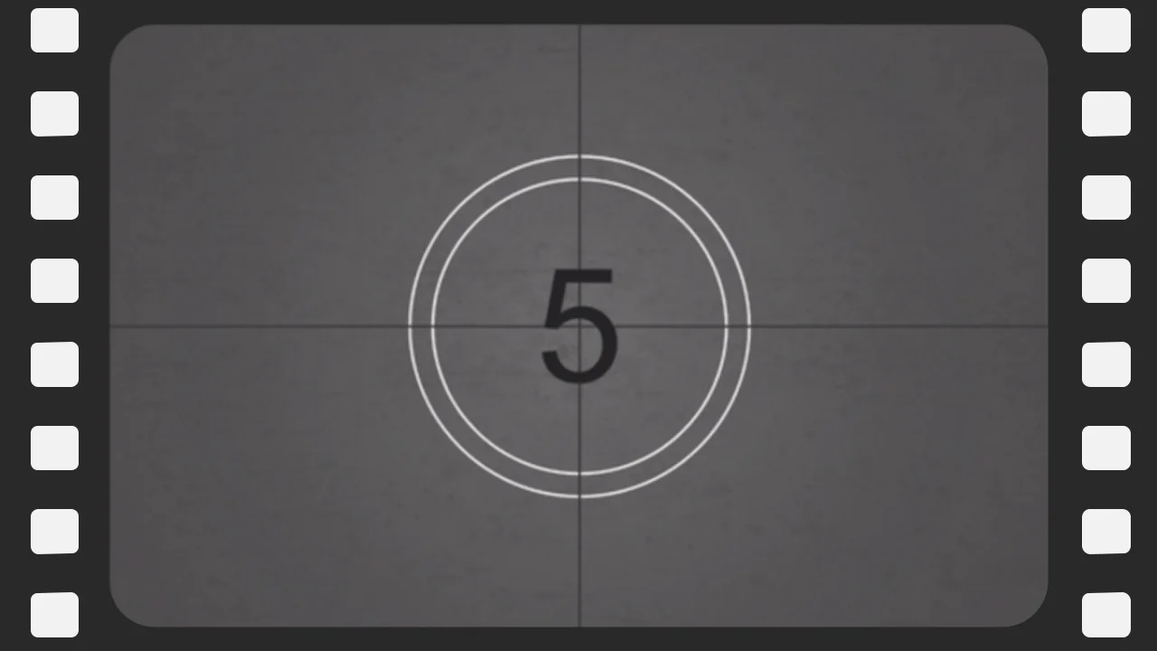 Old movie intro aesthetic free animated presentation template.