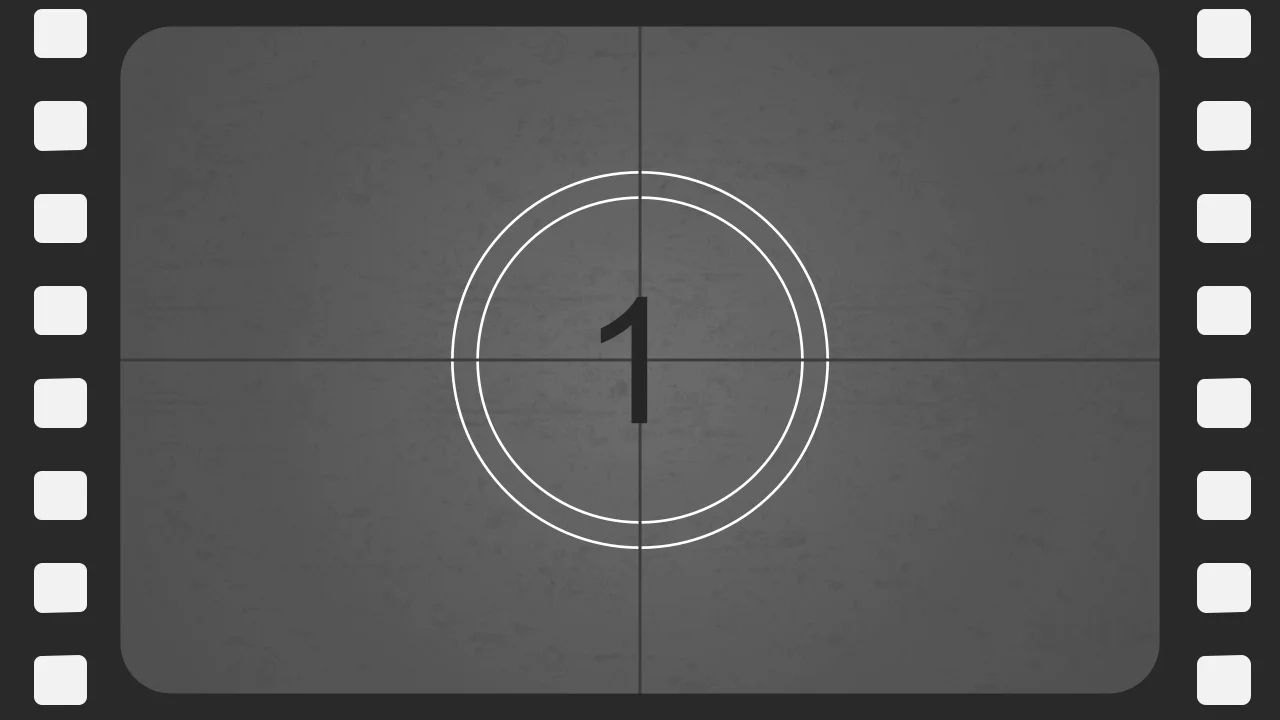 Old movie intro aesthetic free animated presentation template.