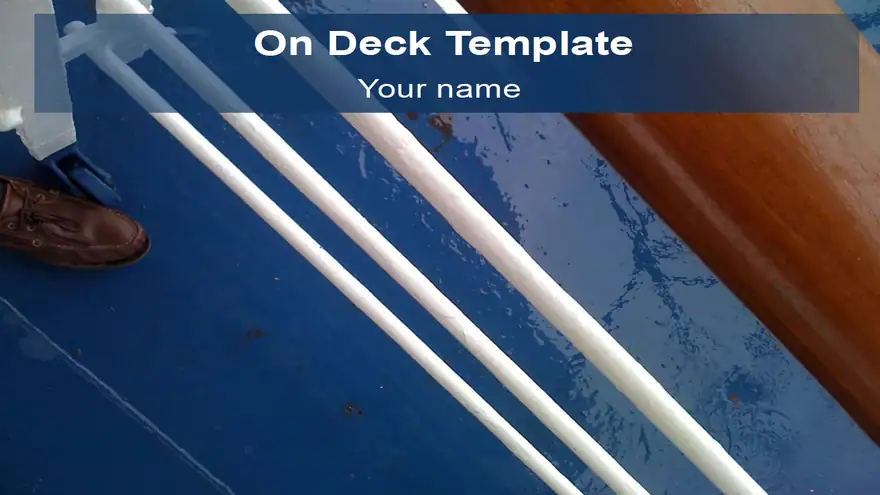On Deck PowerPoint Template