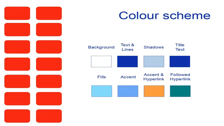 Orange Tiles Template