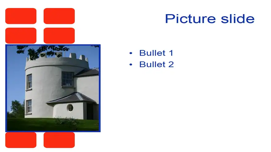 Orange Tiles Template