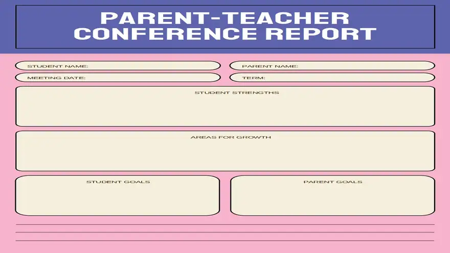 Parent-Teacher Conference Doc