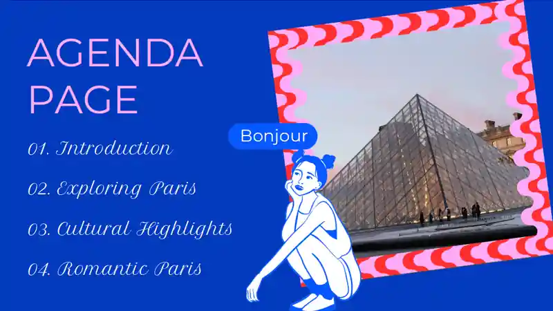 Paris-Themed Slides