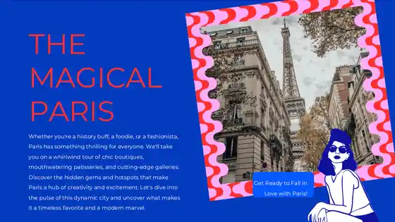 Paris-Themed Slides