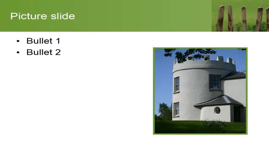 Picket Fence PowerPoint Template