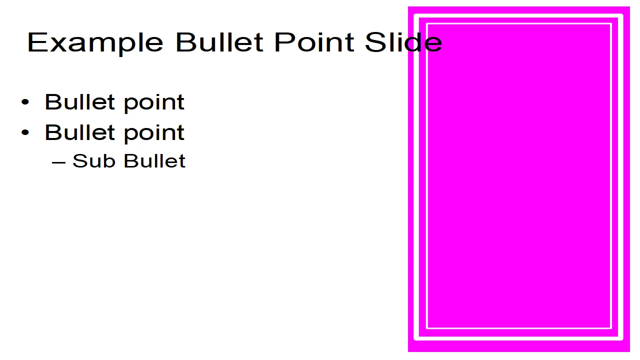 Pink Frames Template