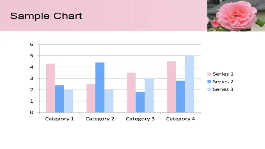 Pink Rose PowerPoint Template
