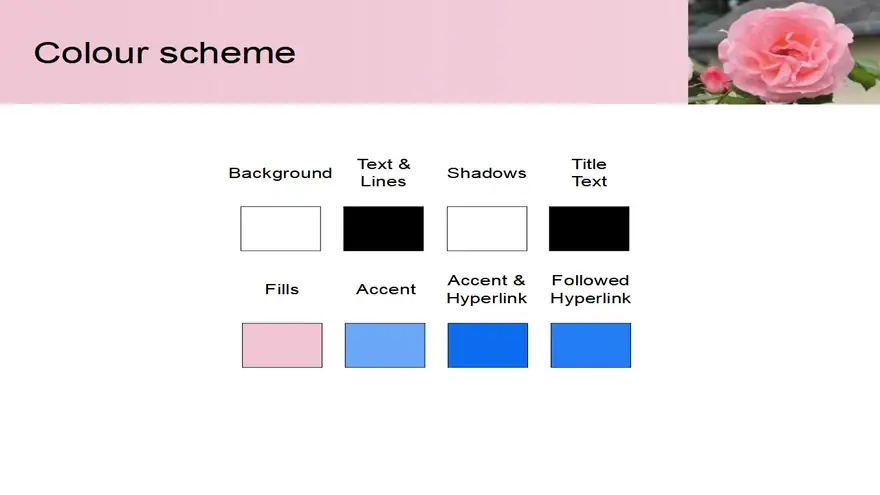 Pink Rose PowerPoint Template