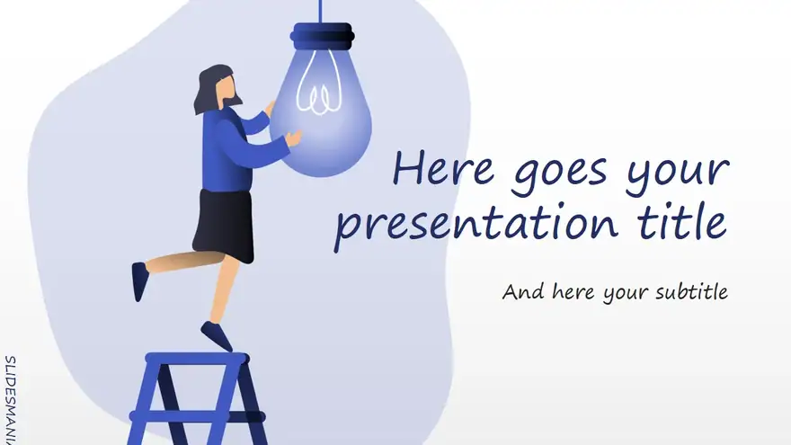 Pole Free Template for Google Slides or PowerPoint Presentations