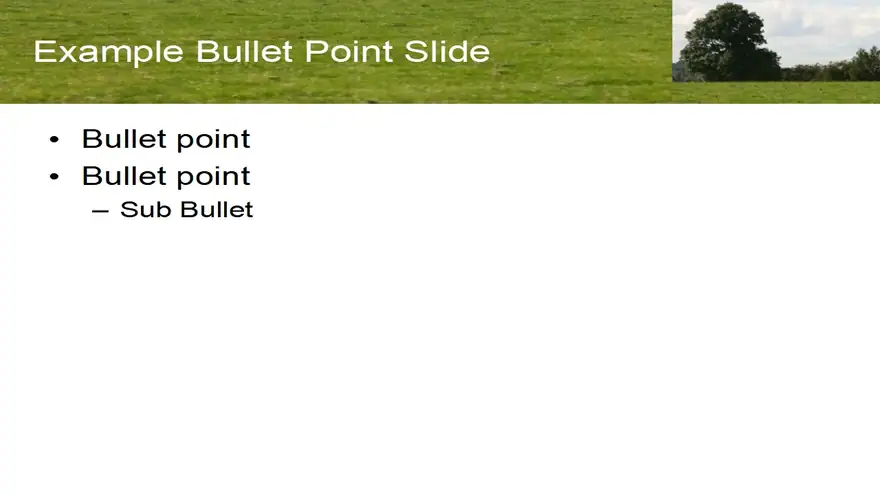 PowerPoint Field Background Template
