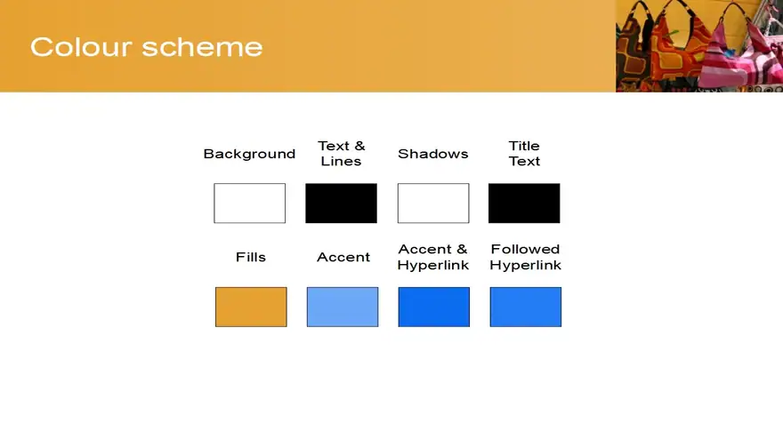 PowerPoint Handbag Stall Download Template
