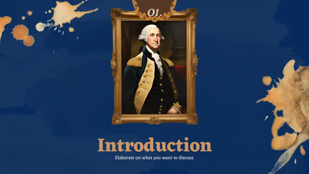 Presidency Of George Washington Biography Slides