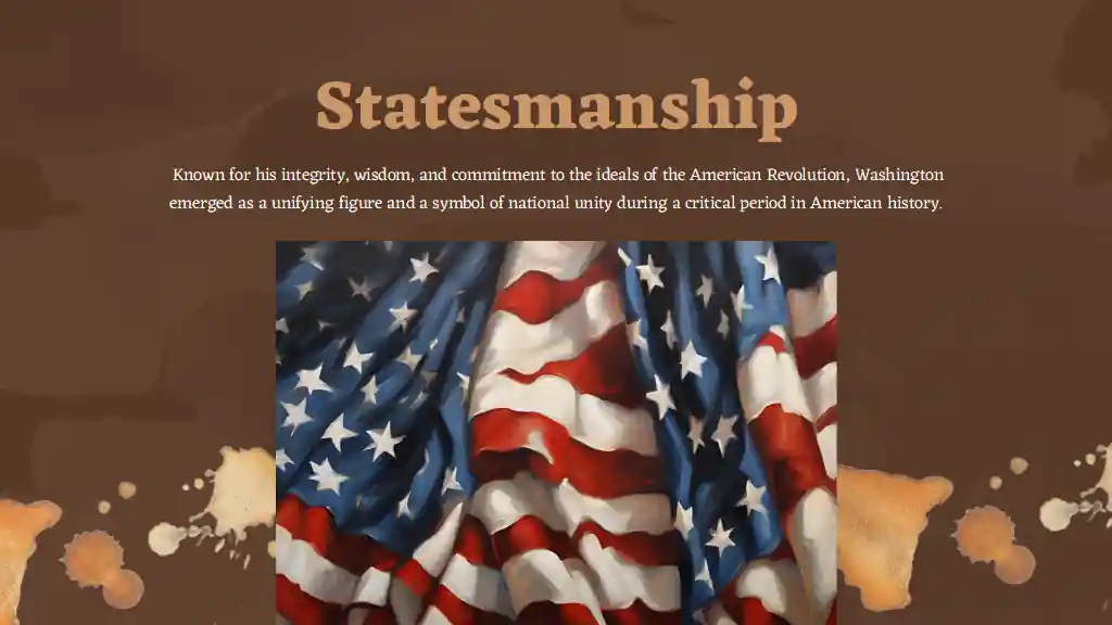 Presidency Of George Washington Biography Slides