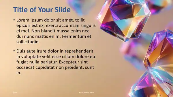 Prism Glow Template
