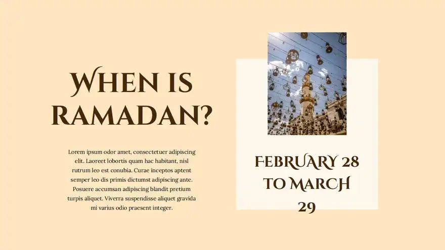 Ramadan Kareem Background Slides