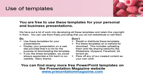 Raspberry PowerPoint Template