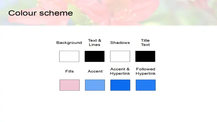 Red Flower PowerPoint Template