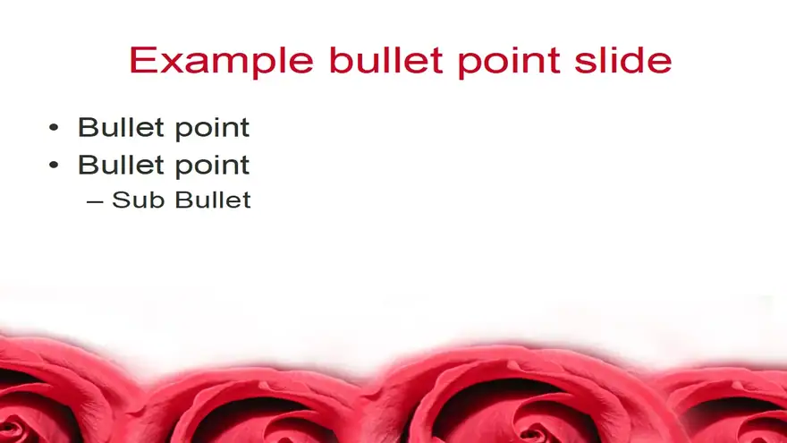 Red Rose Template