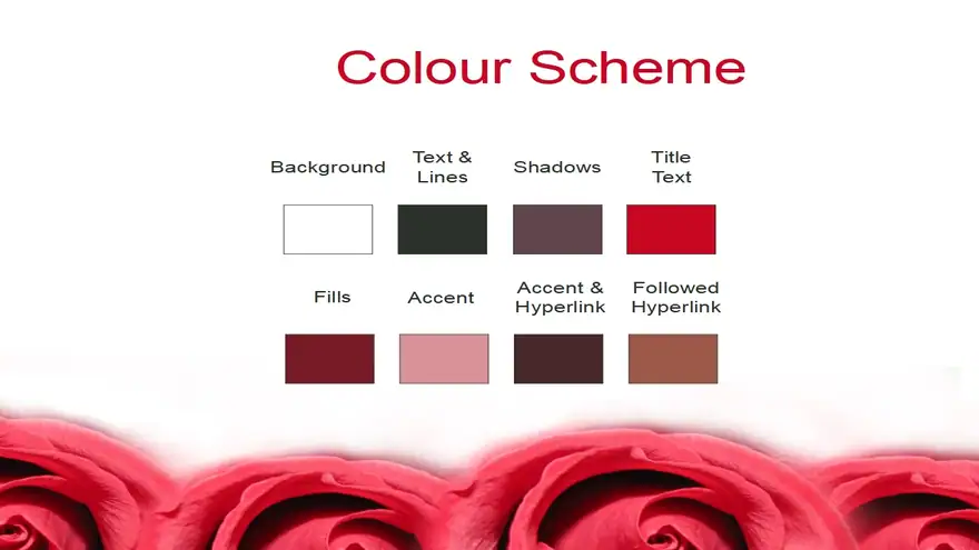 Red Rose Template
