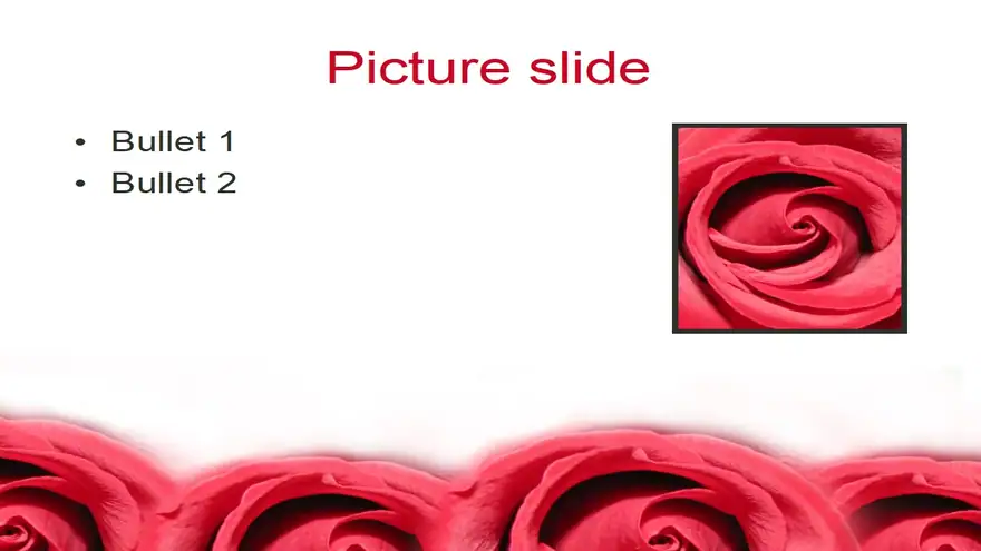 Red Rose Template