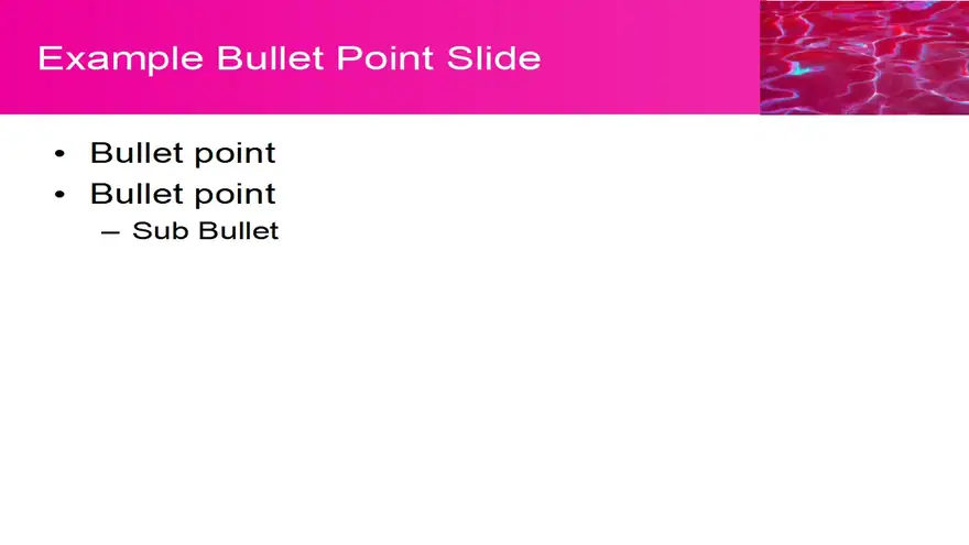 Red Wave Slide for PowerPoint