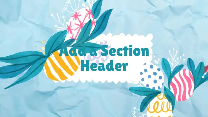 Religious Easter Traditions Workshop Slides
