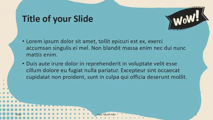 Retro Ad Template for PowerPoint and Google Slides