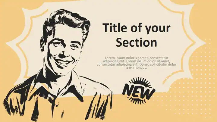 Retro Ad Template for PowerPoint and Google Slides