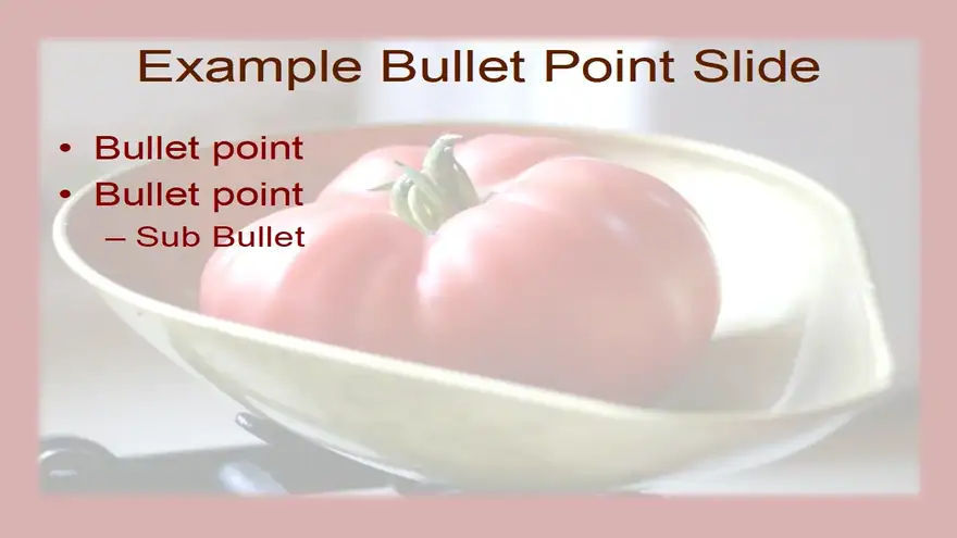Ripe Tomato PowerPoint Template