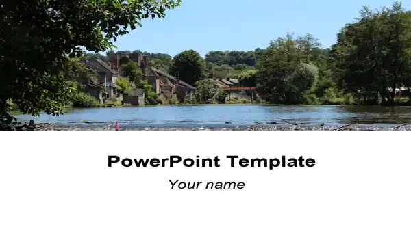 River Background Template